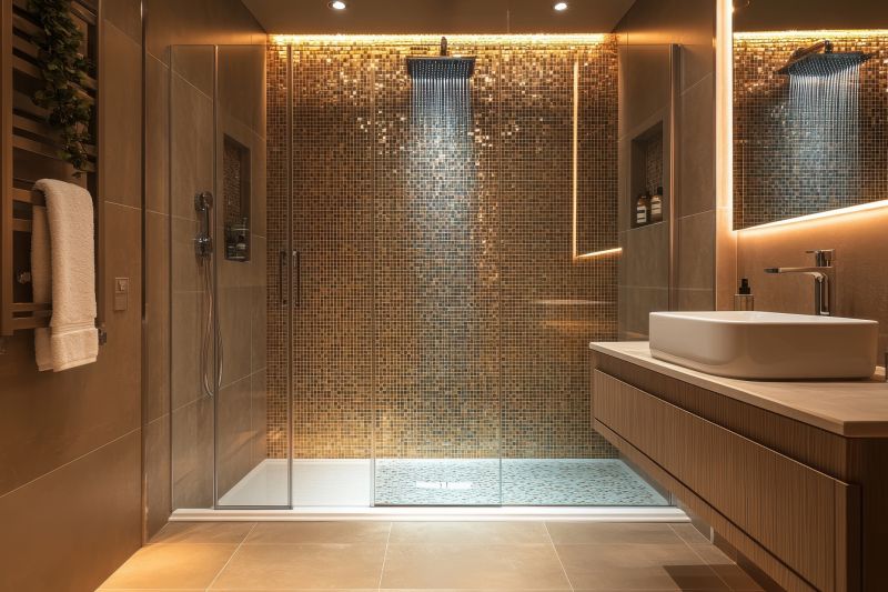 Modern Walk-In Shower with Glass Enclosure